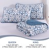 Menghomeus White Quilt Set Queen Boho Bedspread Coverlet Set 3