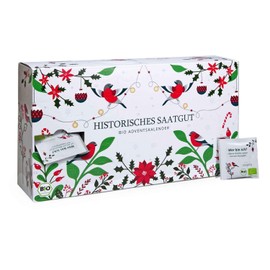 Organic Seeds Advent Calendar "Historical Varieties", 24 x Old Vegetable and Herb Seeds, Seedproof Seeds Rarities
