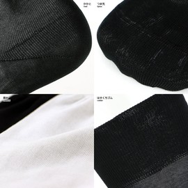 NAIGAI Formal Socks, For Ceremonial Occasions, For Ceremonial Occasions, Gentlemen's Socks, 100% Cotton, 9.1 inches (23 cm), Black, 98.black