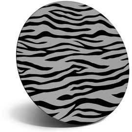 Destination Vinyl ltd Magnet for Refrigerator, Fridge BW - Cute Zebra Stripes Animals Zoo for Office, Cabinet and Whiteboard, Magnetic Stickers, 41152