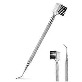 FERYES Eyelash Lifter with Eyelash Comb and Brush, 2 in 1 Eyelash Lift Kit for Perming and Tinting, Professional Eyelash Extension Tool Kit