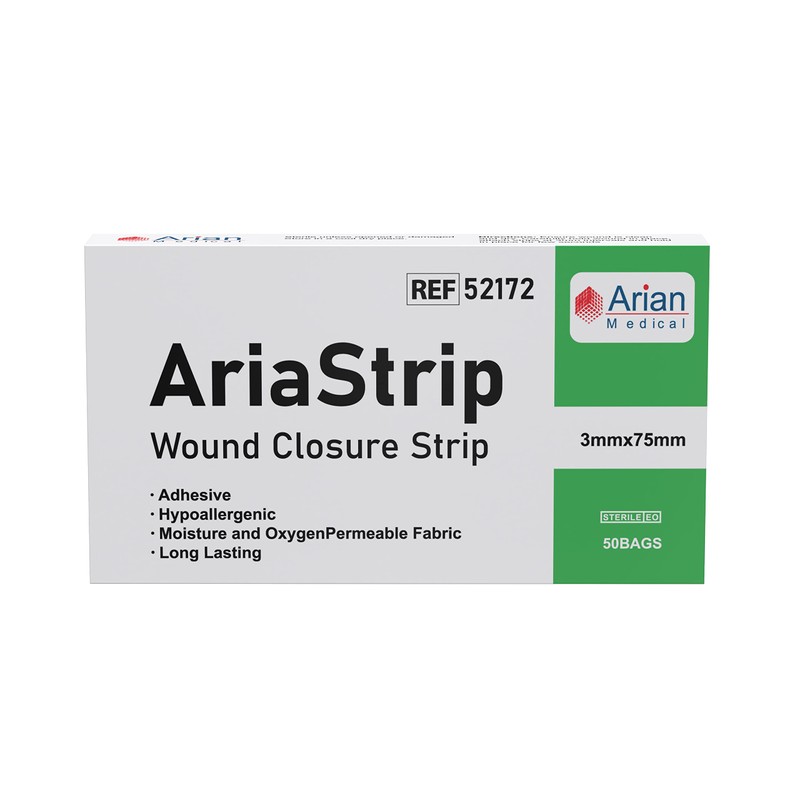 Arian Medical Ariastrip 3mm x 75mm 250 Sterile Skin Wound