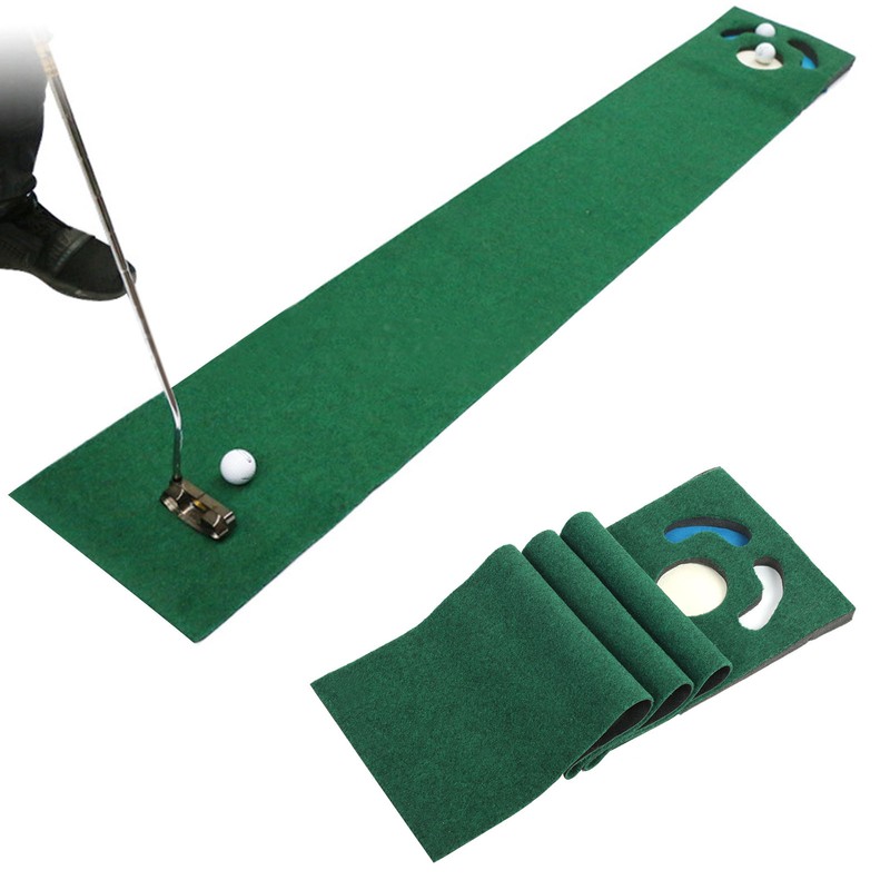 Golf Fairway Putter Trainer Set Family Children's Golf Practice Blanket