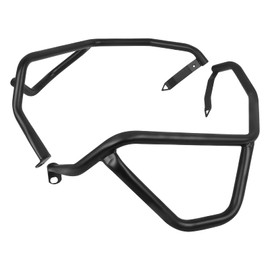 Worldmotop Motorcycle Engine Guard Highway Crash Bars Compatible with Honda CRF 1000L 1000L Africa Twin ABS CRF1000L 2016 2017 2018 2019 (Black, Upper)