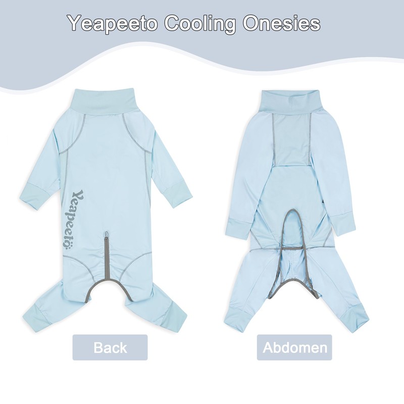 Dog Sun Protection Cooling Suit UPF 50+, Quick-Dry Breathable Jumpsuit