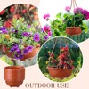 Maxcheck 60 Pcs Plastic Hanging Planter Flower Plant Pots with