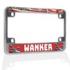 Fastasticdeals Metal Insert Bike License Plate Frame Wanker with USA