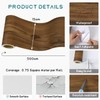 VEELIKE Wood Grain Wallpaper Sticker, Mini Size, Masking Tape, Wide,