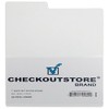 CheckOutStore (100) Premium Plastic Record Dividers to Organize Vinyl Records