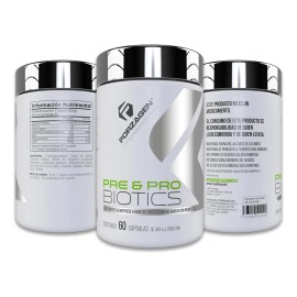 Forzagen Essentials Pre&probiotics 60 Caps | 10 Billones Ufc Sin sabor