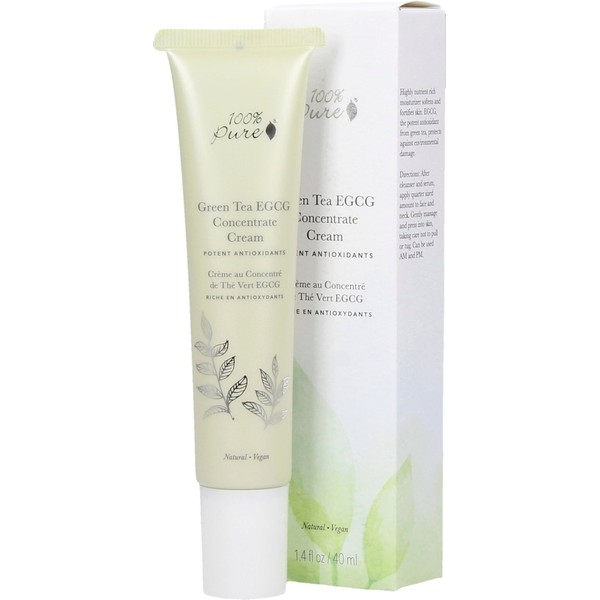 100% Pure Green Tea EGCG Concentrate Cream, 40 ml