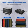 Fireproof Document Box with Lock, Waterproof File Safe Box Anti-Static