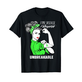 Lyme Disease Warrior Unbreakable Shirt Awareness Gift T-Shirt