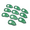 Club Head Covers, 10 PCS Iron Covers Four Leaf Clover