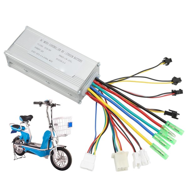 500W Brushless Controller, 36V/48V Aluminium Alloy E-Bike Brushless Motor Controller