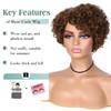Hanne Fashion Short Curly Human Hair Wig for Black Women