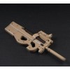 Custom made 1/6 Scale P90 Rifle Submachine Gun Toys Weapon