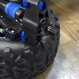 MOHERO 4Pcs 14mm to 17mm Wheel Hex Hub Adapters for 1/10 E-REVO2.0 RC Monster Truck