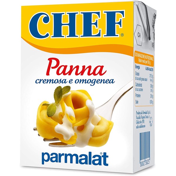 Parmalat 3 x Panna chef cream per cucinare cooking cream for cook 200 ml