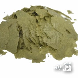 Your Fish Stuff YFS Spirulina Frenzy Tropical Flakes Natural Bulk Aquarium Fish Food  - 12-oz