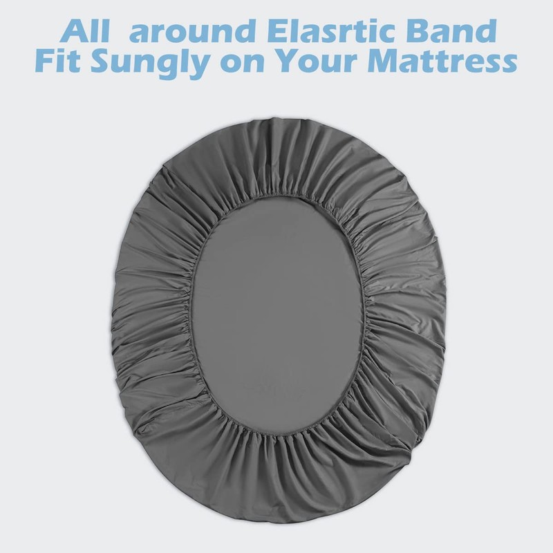 AiAngu 4 Piece Sheet Set - Soft Microfiber 1800 Thread