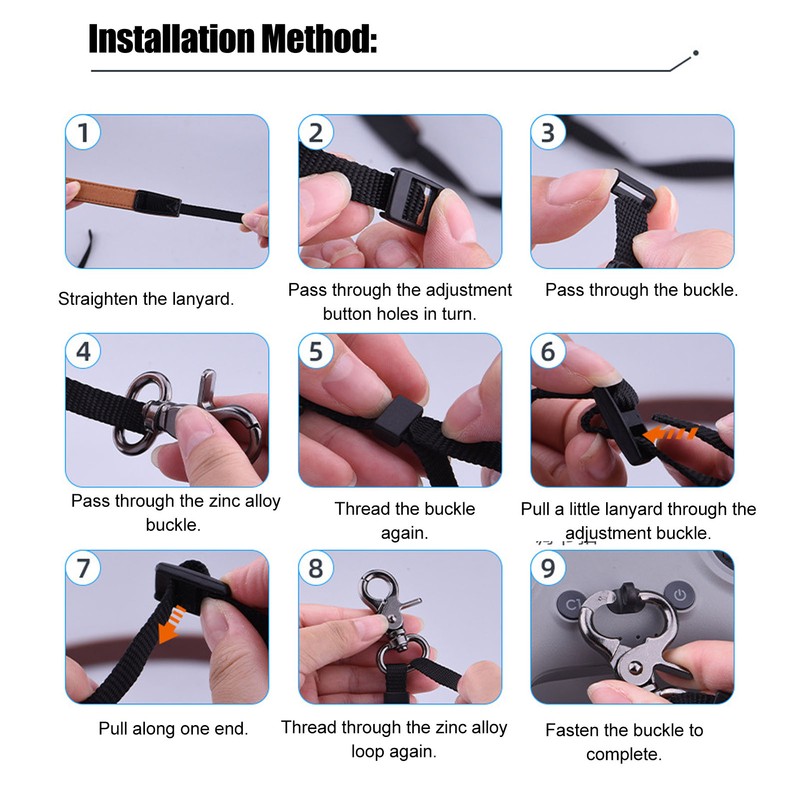 Adjustable Neck Strap Lanyard for DJI FPV Drone Remote Controller