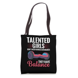 Hoverboarding Girls One Wheel Hoverboard Electric Scooter Tote Bag