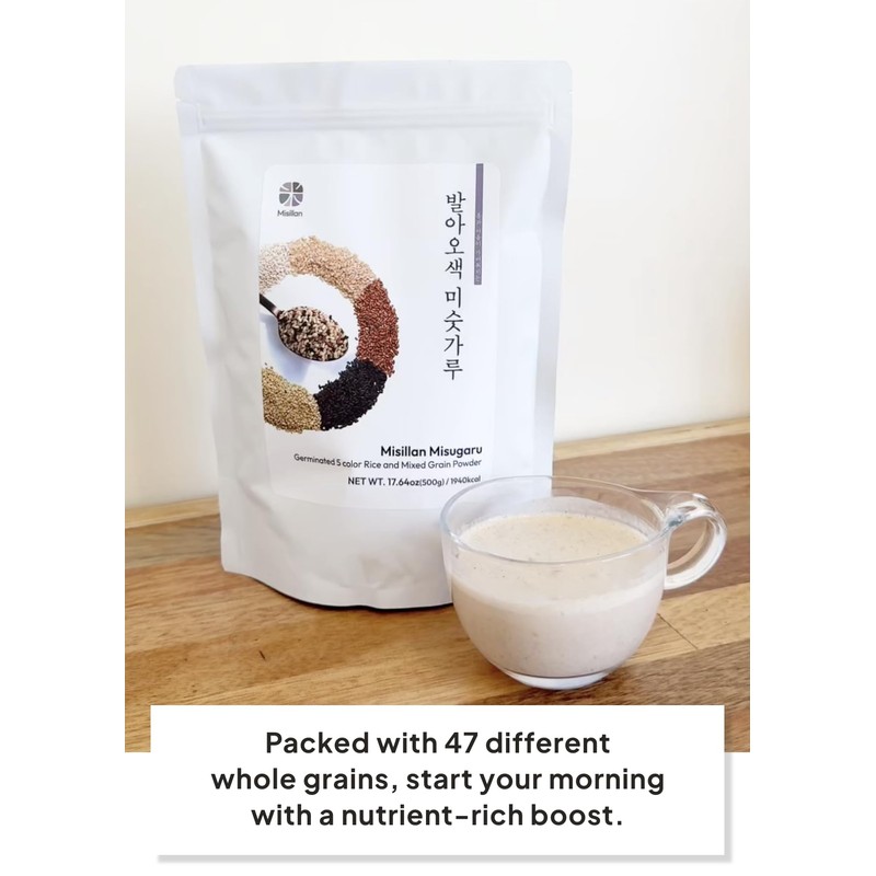 Korean Food Korean Misugaru Multi-Grain Drink Mix, Nutritional Mixed Grain
