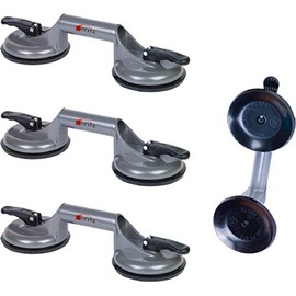 Moritz aluminium suction lifter with 2 suction cups for the transport of glass panels, windows etc.