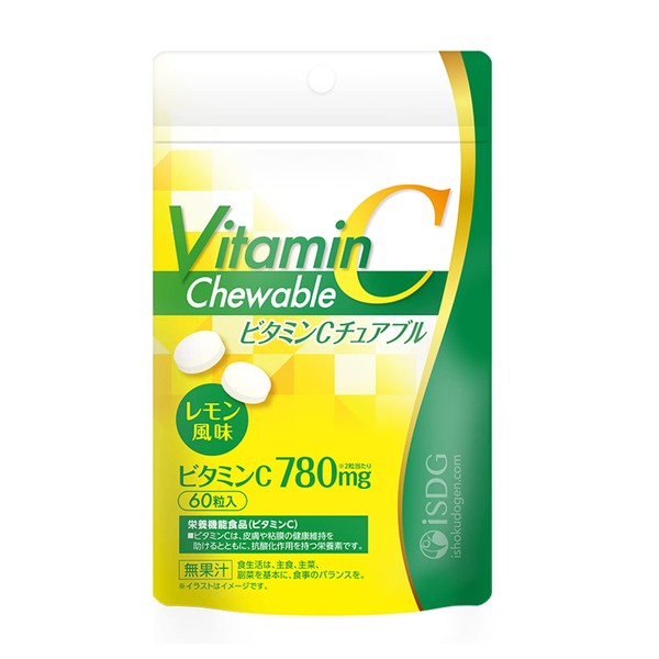 ISDG ビタミンＣチュアブル ビタミンＣサプリメント レモン味 無果汁 栄養補助食品 約30日分