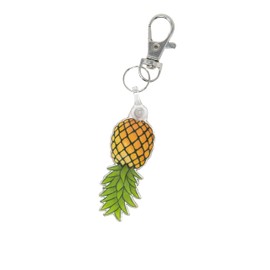 The Acrylic Place Upside Down Pineapple Keychain Gift Charm Accessories for Purse Handbag Backpack Decor