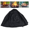 Lybunair Dustproof Fire Pit Cover, Waterproof Outdoor Fireplace Cover, Sunproof