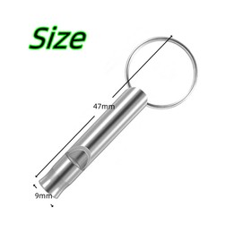 GYWHOOFT 12 Pack Emergency Survival Whistle, High Pitch Double Tubes Survival Safety Whistle with Keychain Metal Double Tubes Safety Whistles for Outdoor Sports, Hiking, Camping, for Referees