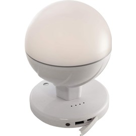 FeinTech Portable LED Lampe Nachtlicht Tisch-Leuchte Akku USB Dimmbar Kabellos LTL00201 Weiß