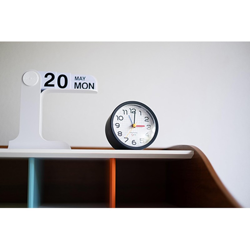 Elcomune DCL-008 Bauhaus GENE ALARM CLOCK Bayer Alarm RO Black