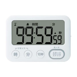 Sonic Timer Toki Sapo LV-3288-W, 100 Hours, Stand Included, Light Notification, White