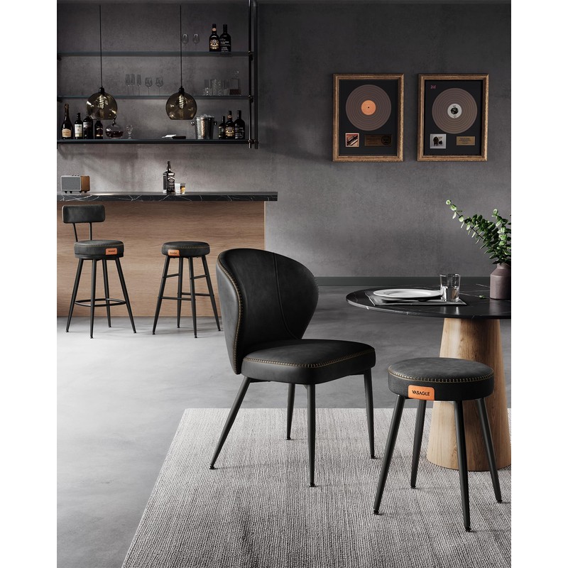 VASAGLE EKHO Collection - Bar Stools Set of 2, Counter