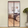 Brown Magnetic Mosquito Screen for Entry Door Door Mosquito Screen 90x200