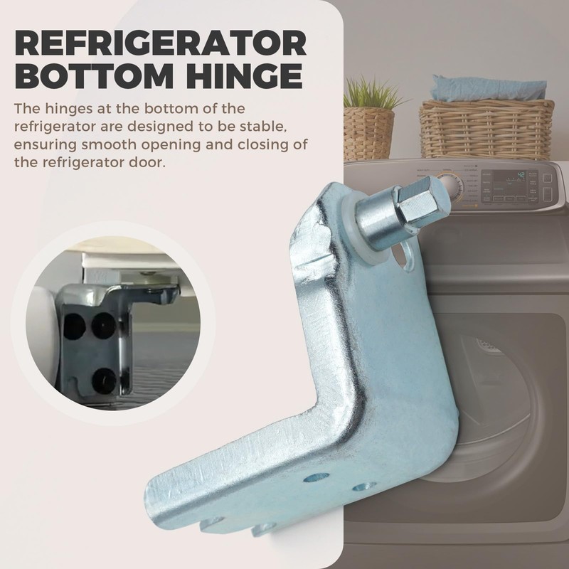 240314011 Lower Hinge Bracket for Frigidaire Refrigerator, Bottom Hinge Replaces