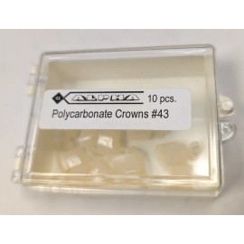 Polycarbonate Crowns 10 pcs/Pk #43