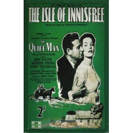 Buddel-Bini Versand Tin Sign Nostalgic Sign The Isle of Innisfree Film Poster Decorative Vintage Sign