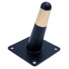 WANGCL 10cm Black Tapered Legs,Metal Cabinet Legs, Oblique Furniture Legs