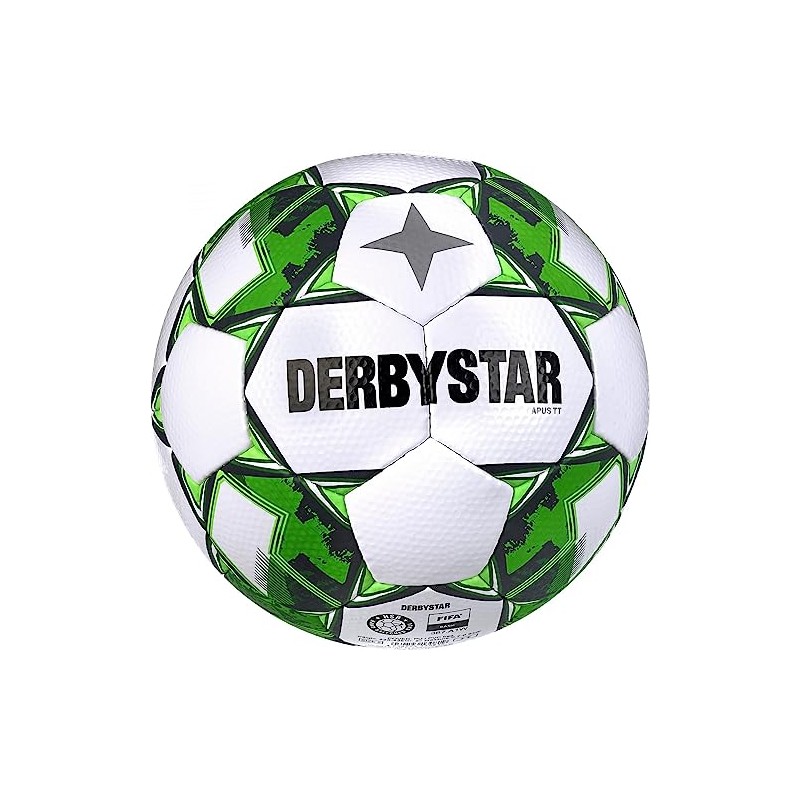 Derbystar Apus TT v23 Football White/Green Size 5