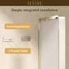 TETOTE Brushed Nickel Bathroom Mirror 20 x 30 Brushed Nickel