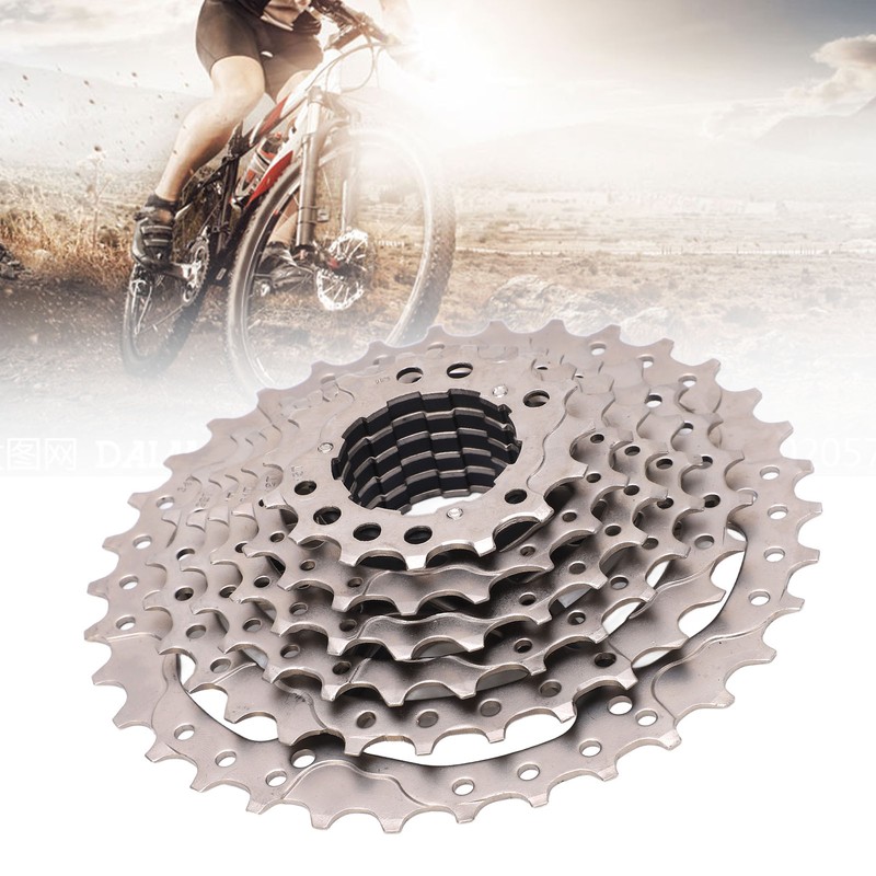 8 Speed 11‑34T Bicycle Freewheel Nickel Chromium Steel Mountain Bike