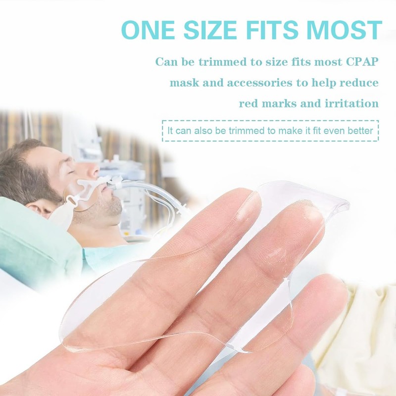 2 Pack Nasal Pads for Mask, Gel Nose Pads, Nose