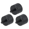 QUARKZMAN 3 Piece Microphone Stand Adapter, 1/4 Female Thread to
