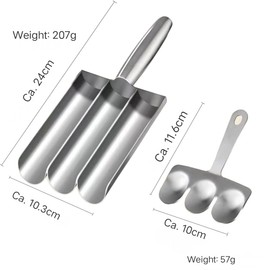 Meatball Shaper, Stainless Steel, Meatball Maker, Meatball Shaper, Meatball Scoop Maker, Meatball Maker for Cooking, 1 Set