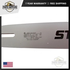 For STIHL 3005 810 4717 STIHL .325" .063" Wood Boss 18" Chainsaw Bar Fits 025 MS250 MS251