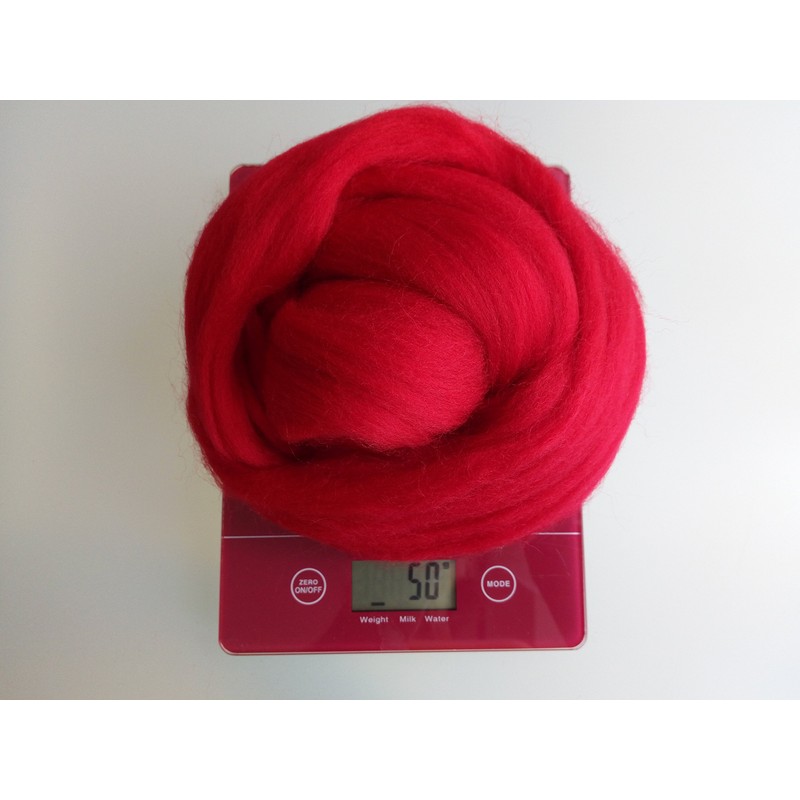 Scarlet red* 100% Merino Wool Giant Yarn Extreme Arm Knitting